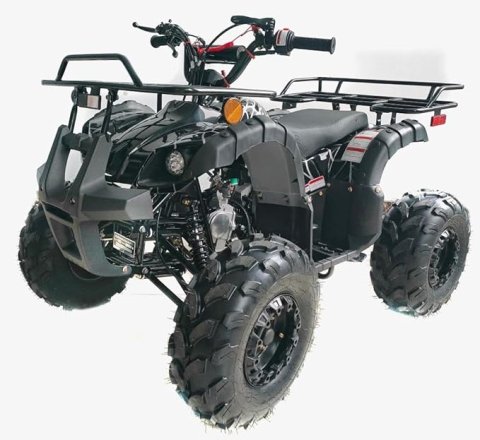 Buy HHH 125cc ATV with Reverse Online | Youth Gas Quad 4-Wheeler with LED Lights & Big Tires