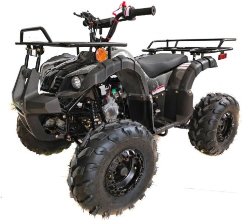 Buy HHH 125cc ATV with Reverse Online | Youth Gas Quad 4-Wheeler with LED Lights & Big Tires