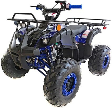 Buy HHH Upgraded 125cc ATV Quad Online | Gas 4-Wheeler with Reverse, LED Lights & Big Tires