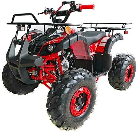 Buy HHH Upgraded 125cc ATV Quad Online | Gas 4-Wheeler with Reverse, LED Lights & Big Tires
