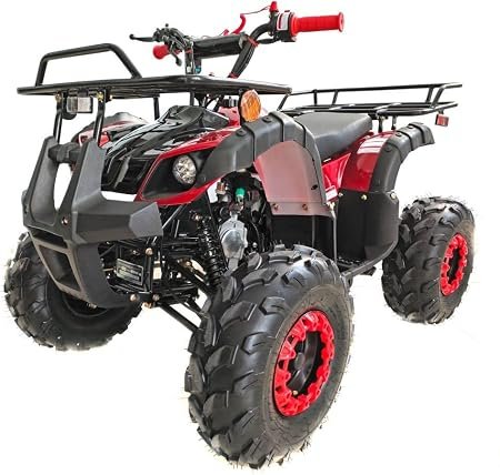 Buy HHH Upgraded 125cc ATV Quad Online | Gas 4-Wheeler with Reverse, LED Lights & Big Tires