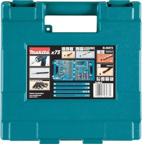 Buy Makita B-49373 75-Piece Metric Drill & Screw Bit Set Online | Professional Multi-Material Accessory Kit