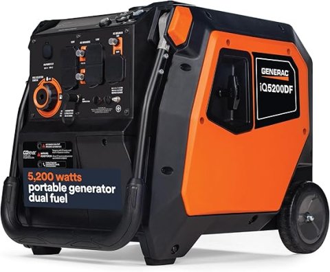 Buy Generac 5,200-Watt Dual-Fuel Portable Inverter Generator Online | Quiet Gas & Propane Backup Power