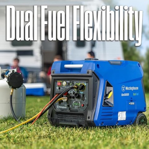 Buy Westinghouse 5000 Peak Watt Dual Fuel Portable Inverter Generator Online | Super Quiet RV-Ready Generator with Remote Start