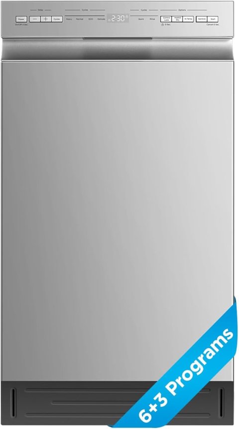 Buy Midea 18-Inch Built-In Dishwasher Online | Slim Energy Star Dishwasher with Heated Dry