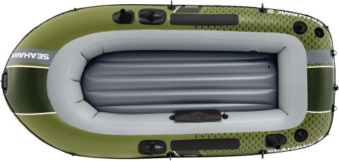 Buy Seahawk Inflatable Boat Online | Fishing & Recreational Inflatable Boat Set with Oars & Pump