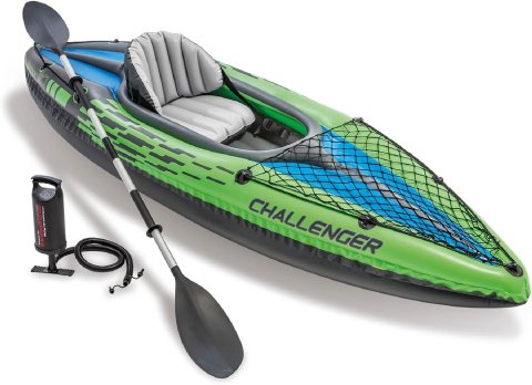 Buy INTEX Challenger Inflatable Kayak Online | Portable Recreational Kayak with Paddles & Pump