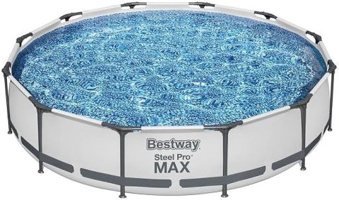 Buy Bestway Steel Pro MAX 12' x 30" Above Ground Swimming Pool Online | Family Pool with Filter Pump