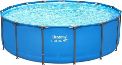 Buy Bestway Steel Pro MAX 15' x 48" Above Ground Swimming Pool Online | Round Backyard Pool (Pool Only)