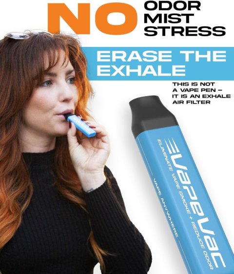 Buy VapeVac Pocket-Sized Personal Air Filter 6-Pack Online | Portable Odor Reduction Filter