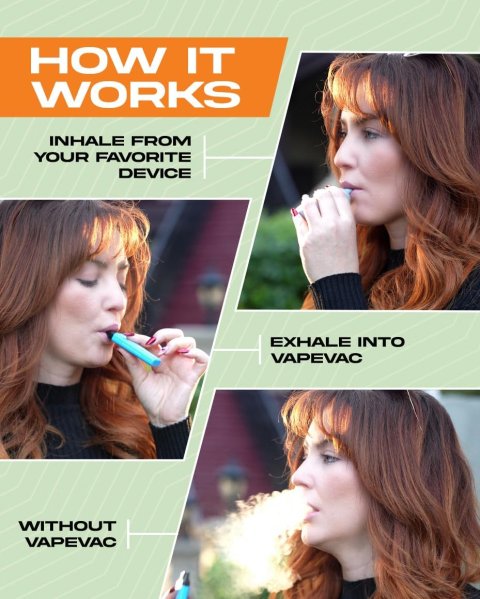 Buy VapeVac Pocket-Sized Personal Air Filter 6-Pack Online | Portable Odor Reduction Filter