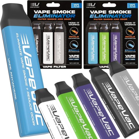 Buy VapeVac Pocket-Sized Personal Air Filter 6-Pack Online | Portable Odor Reduction Filter