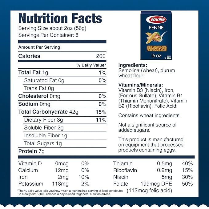 Buy Barilla Penne Pasta 16 oz Online | Premium Italian Penne Pasta for Everyday Cooking