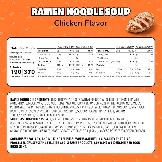 Buy Maruchan Chicken Flavor Ramen Noodle Soup Online | Japanese-Style Instant Noodles 3 oz 24 Pack