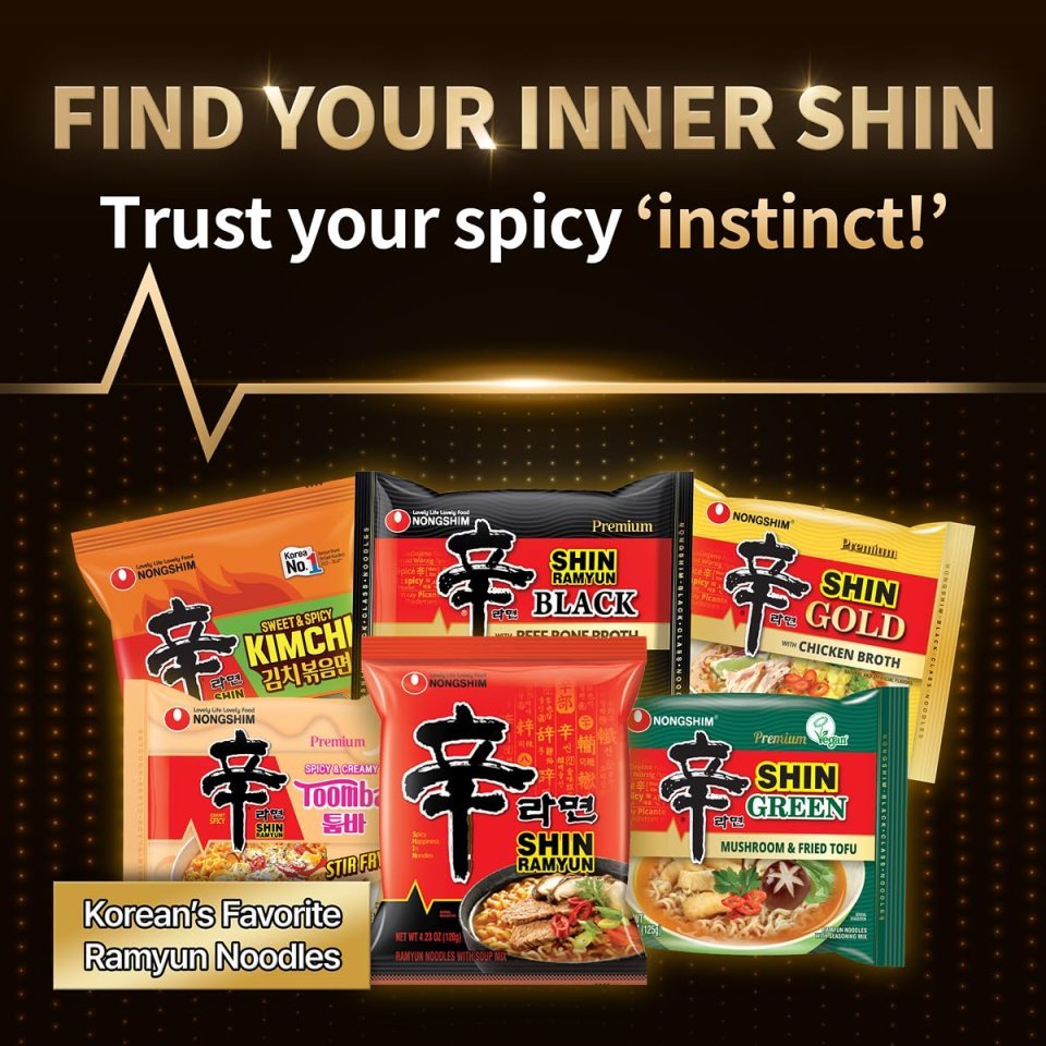 Buy Nongshim Shin Ramyun Bowl Noodles Online | Spicy Korean Instant Ramyun with Rich Beef Flavored Broth 3.03 oz 12 Pack
