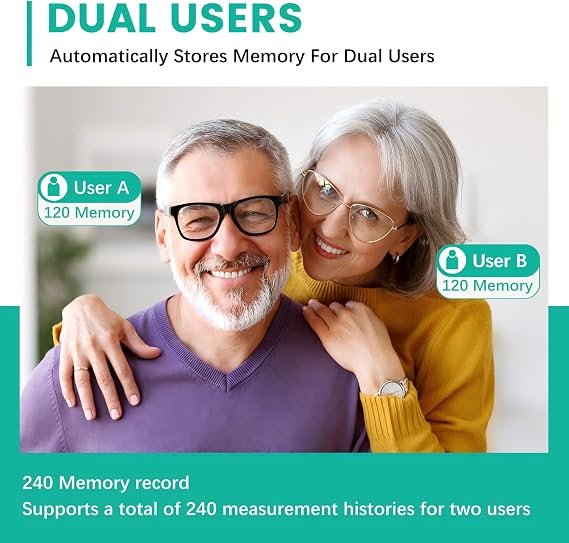 Buy Oklar Upper Arm Blood Pressure Monitor Online | Digital BP Machine for Home Use with Large LED Display