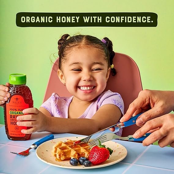 Buy Nate's Organic 100% Pure Raw & Unfiltered Honey Online | USDA Certified Organic Honey 32 oz Squeeze Bottle