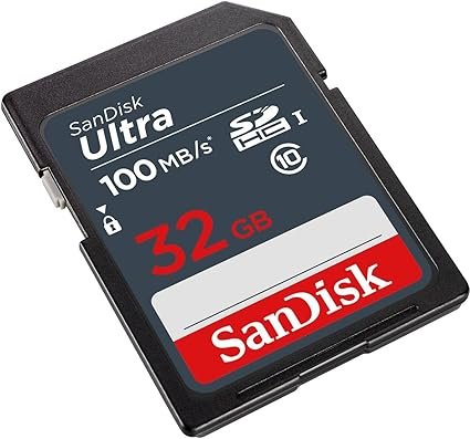 Buy SanDisk 32GB Ultra SDHC Memory Card Online | 100MB/s High-Speed SD Card for Cameras & Full HD Video