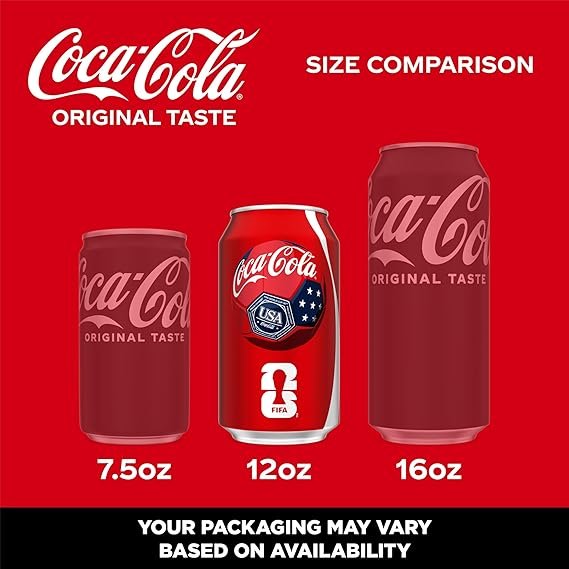 Buy Coca-Cola Classic Cola Soda 12 Pack Online | 12 fl oz Fridge Pack Soft Drink Cans