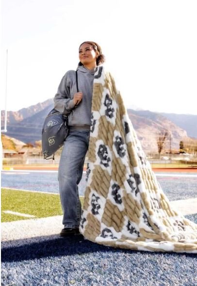 Buy Colorado Buffaloes Hugs Blanket Online | Ultra Soft Plush NCAA Throw Blanket for Fans