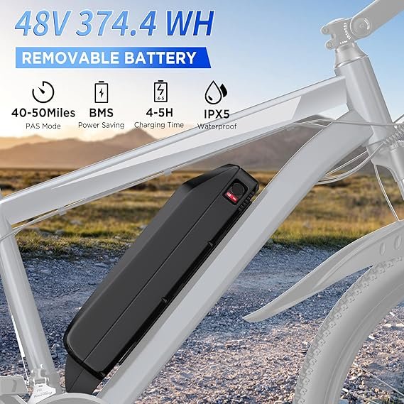 Buy Electric Bike for Adults Online | 1000W Peak Motor 26" Electric Mountain Bike with Removable Battery