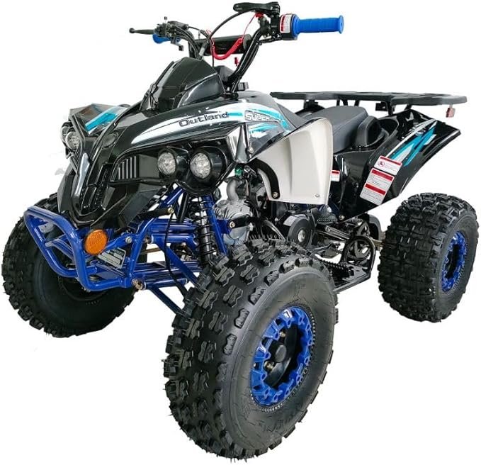 Buy HHH Upgraded 125cc Sports Quad ATV Online | Fully Automatic Youth Gas 4-Wheeler with Reverse