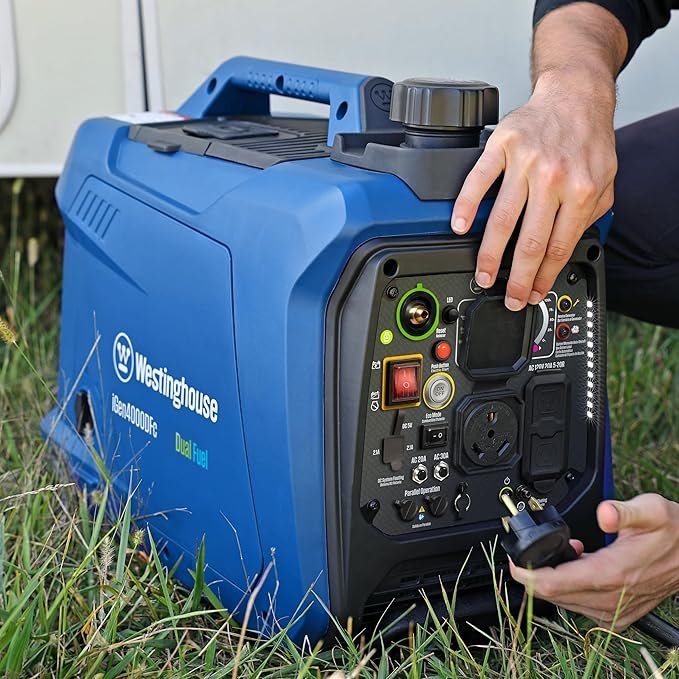 Buy Westinghouse 4000 Peak Watt Dual Fuel Portable Inverter Generator Online | Quiet RV-Ready Generator with Remote Start
