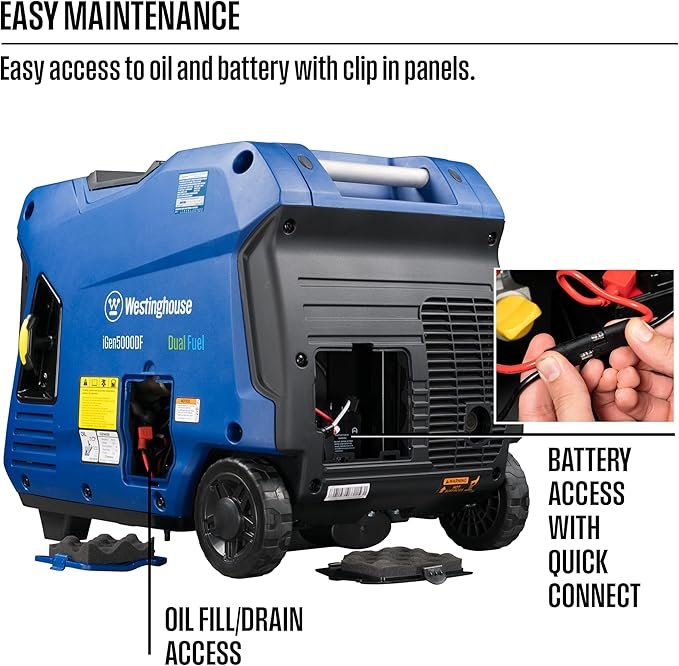 Buy Westinghouse 5000 Peak Watt Dual Fuel Portable Inverter Generator Online | Super Quiet RV-Ready Generator with Remote Start