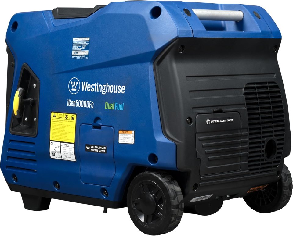 Buy Westinghouse 5000 Peak Watt Super Quiet Dual Fuel Portable Inverter Generator Online | Remote Start RV-Ready Generator with CO Sensor