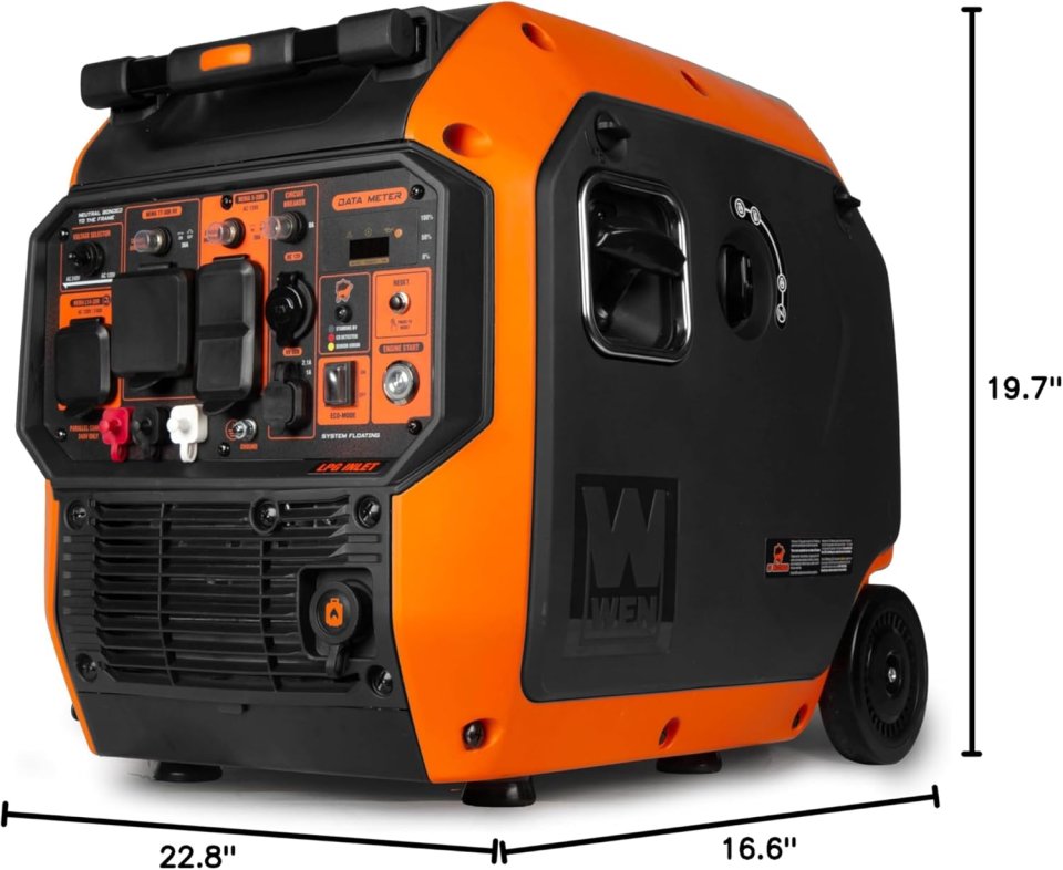 Buy WEN 6800-Watt Dual Fuel RV-Ready Electric Start Portable Inverter Generator Online | Quiet Generator with CO Watchdog
