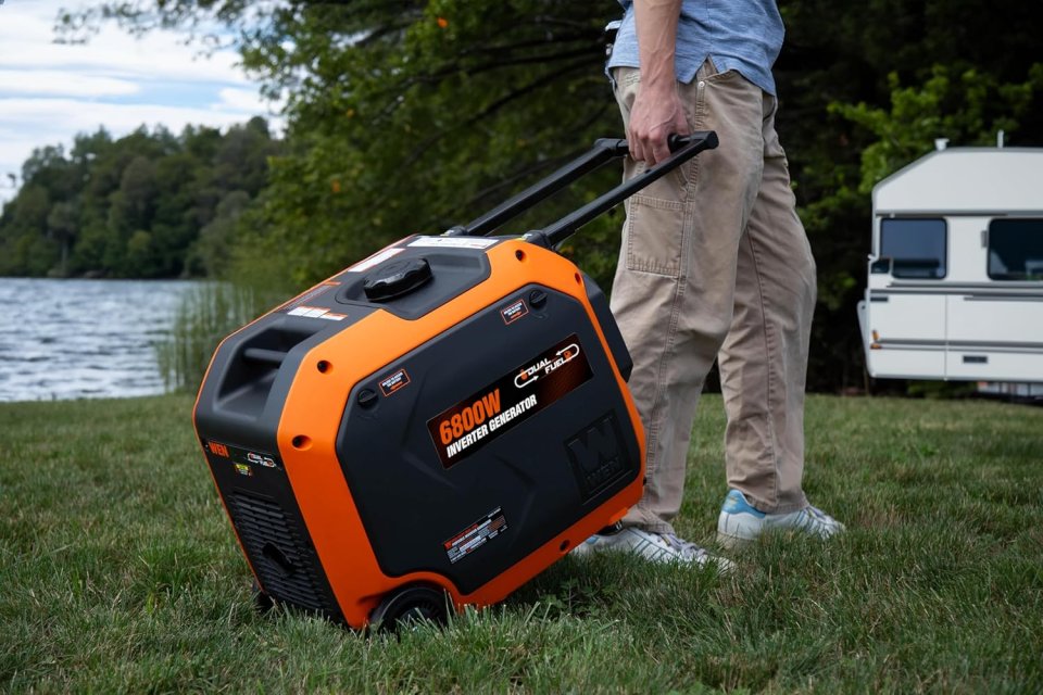 Buy WEN 6800-Watt Dual Fuel RV-Ready Electric Start Portable Inverter Generator Online | Quiet Generator with CO Watchdog