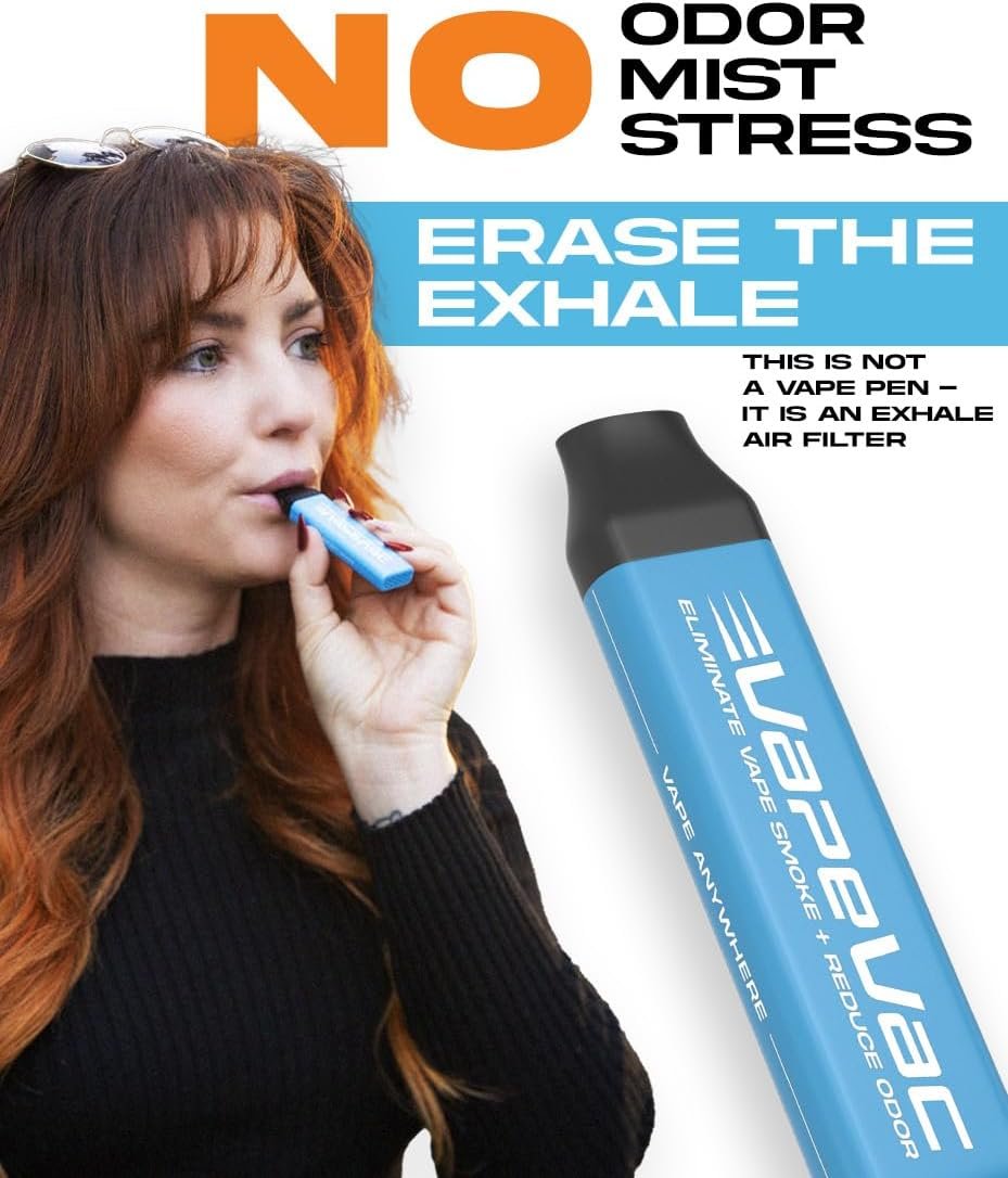 Buy VapeVac Pocket-Sized Personal Air Filter 6-Pack Online | Portable Odor Reduction Filter