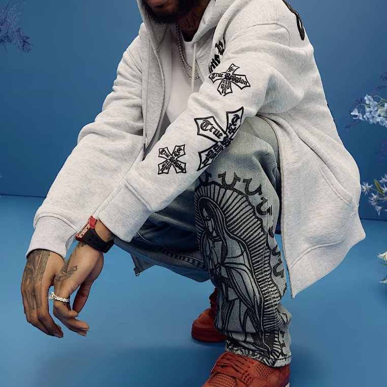 Custom Face Zip Hoodie for bless People