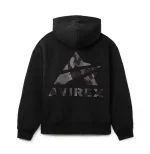 Avirex Camo Big A Hoodie for Men and Women | Comfortable Streetwear Pullover