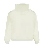 Avirex Script Nappa Leather Hoodie Snow White – Premium Men’s Leather Hoodie