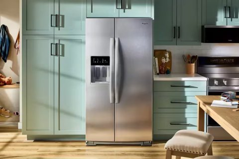 Refrigerador Whirlpool 3.6 Lados a Lado | Congelador Compacto de Profundidad de Mostrador