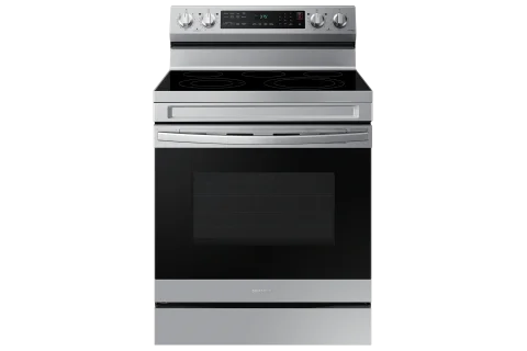 Samsung NE63A6511SS Estufa Eléctrica Inteligente Independiente con Convección, 6.3 cu. ft., Acero Inoxidable