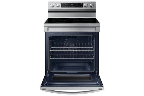 Samsung NE63A6511SS Smart Freestanding Electric Range with Convection, 6.3 cu. ft., Stainless Steel