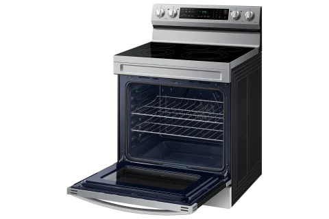 Samsung NE63A6511SS Smart Freestanding Electric Range with Convection, 6.3 cu. ft., Stainless Steel