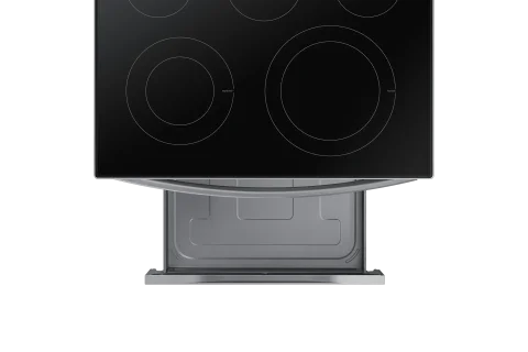 Samsung NE63A6511SS Smart Freestanding Electric Range with Convection, 6.3 cu. ft., Stainless Steel