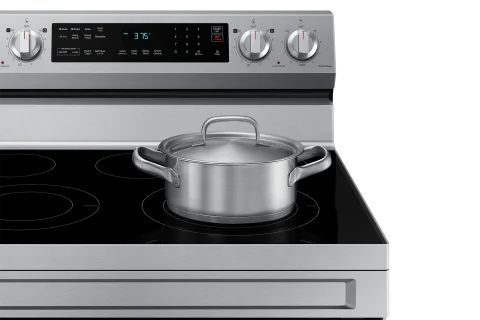 Samsung NE63A6511SS Smart Freestanding Electric Range with Convection, 6.3 cu. ft., Stainless Steel