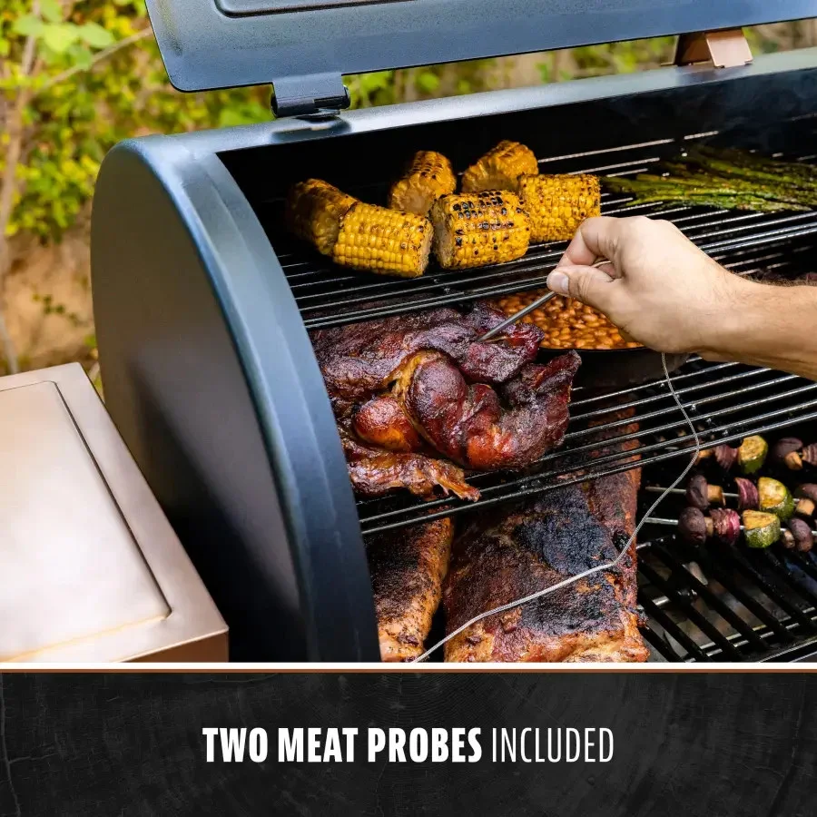 Parrilla de Pellets de Madera Savannah – Ahumador y BBQ Exterior con Control Digital