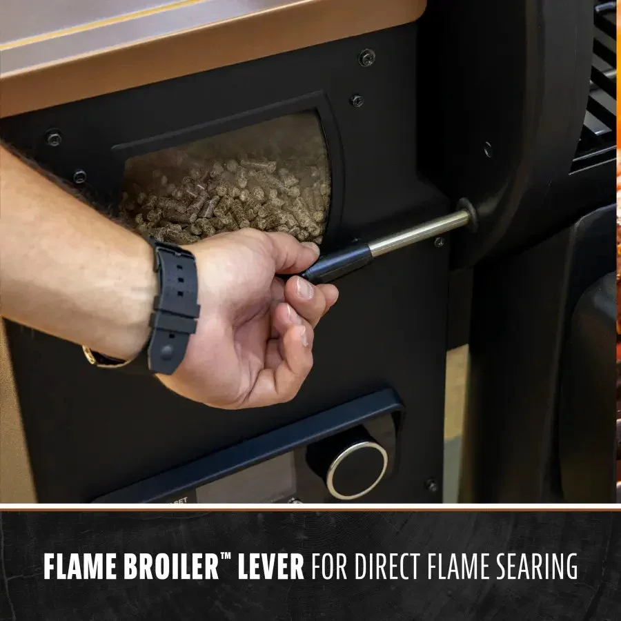 Parrilla de Pellets de Madera Savannah – Ahumador y BBQ Exterior con Control Digital