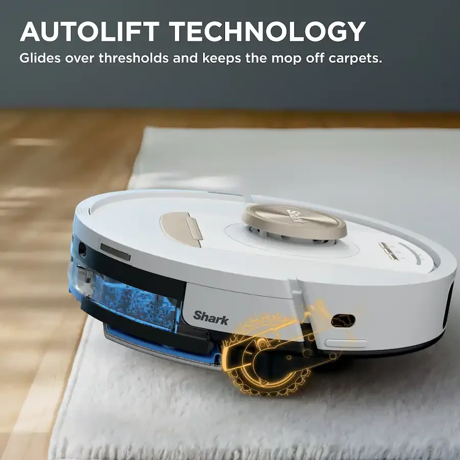 Aspiradora y Mopa Robot Shark Stratos 2 en 1 con Base de Autolimpieza NeverTouch
