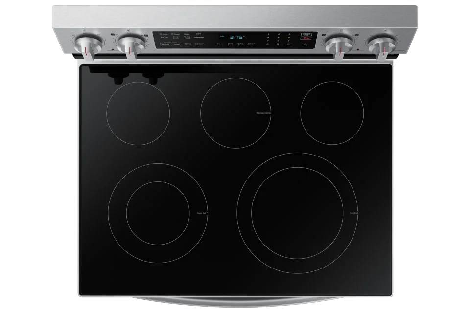 Samsung NE63A6511SS Smart Freestanding Electric Range with Convection, 6.3 cu. ft., Stainless Steel