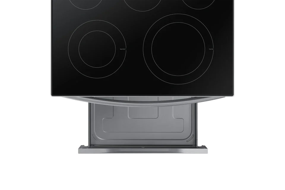 Samsung NE63A6511SS Smart Freestanding Electric Range with Convection, 6.3 cu. ft., Stainless Steel