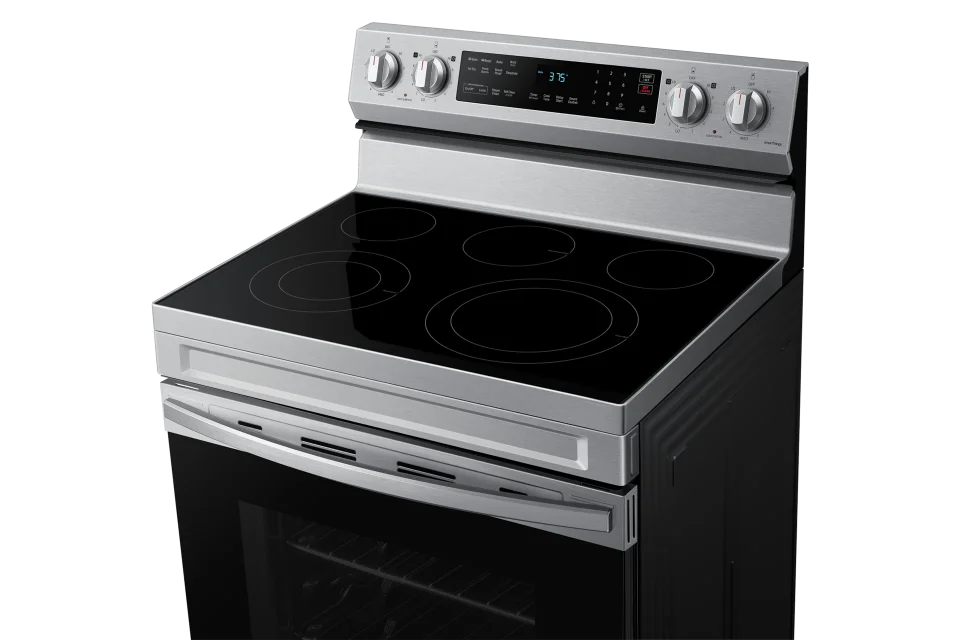 Samsung NE63A6511SS Smart Freestanding Electric Range with Convection, 6.3 cu. ft., Stainless Steel