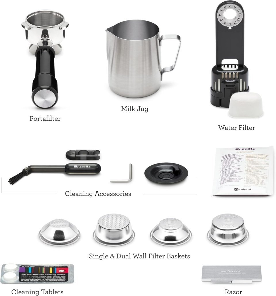 Breville Barista Express 意式咖啡机 | 半自动带内置研磨机