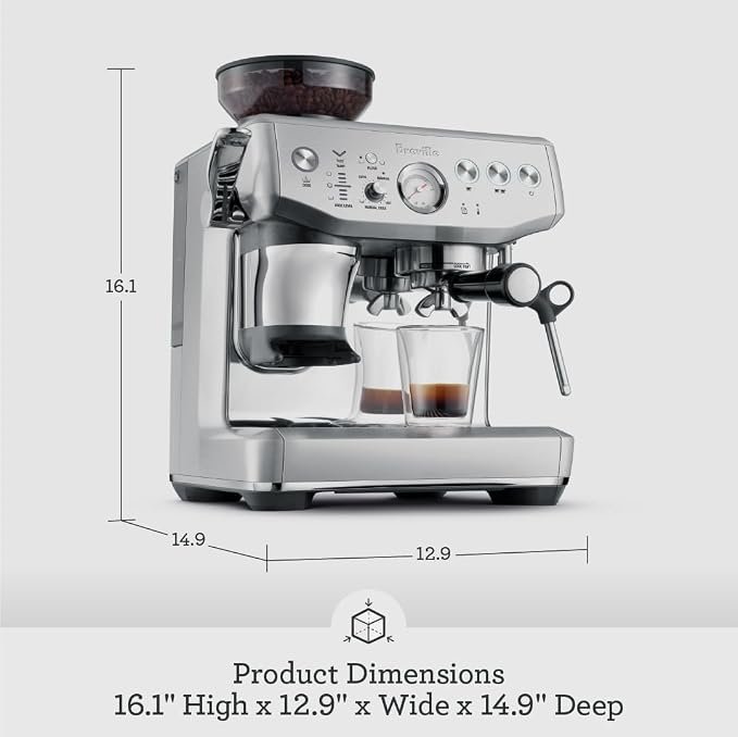 Macchina per Espresso Breville Barista Express Impress | Macinacaffè Integrato e Pressatura Assistita